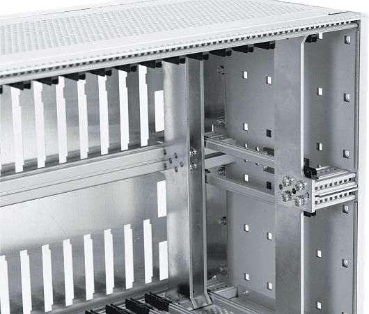 19-дюймовый блочный каркас с ручками и крышками