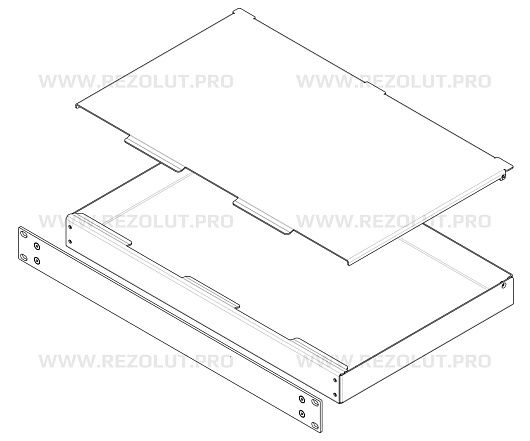 19" Шасси для монтажа в стойку