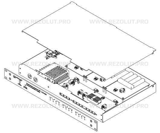 19" Шасси для монтажа в стойку