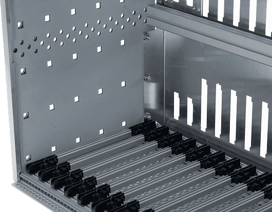 19-дюймовый блочный каркас с крышками