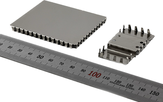 ONE-COMPONENT MOLDED RF SHIELDS