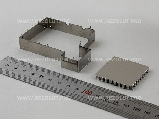 TWO-COMPONENT MOLDED RF SHIELDS